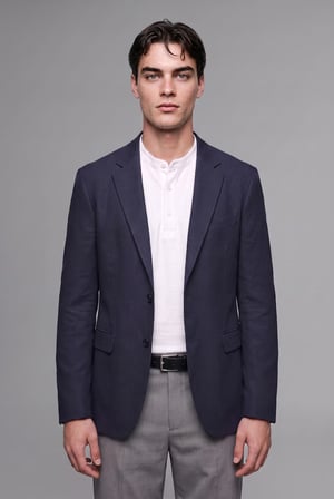 DeFacto Slım Fıt Blazer Ceket F7690AX26AUNV64