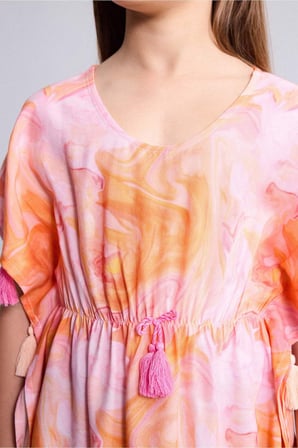 DeFacto Batik Plaj Kıyafeti Kız Çocuk G9434A826HSOG577