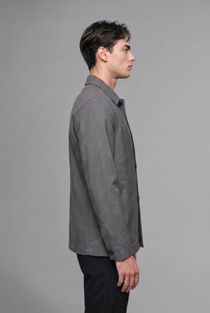 Regular Fıt Polo Yaka Pamuk Astarlı Blazer Ceket