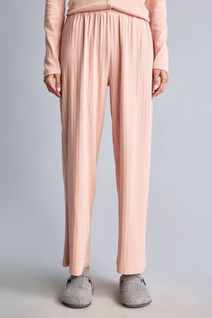 DeFacto Regular Fit V Yaka Fitilli Dantel Detaylı 2'li Pijama Takımı I4236AX26AUBR105