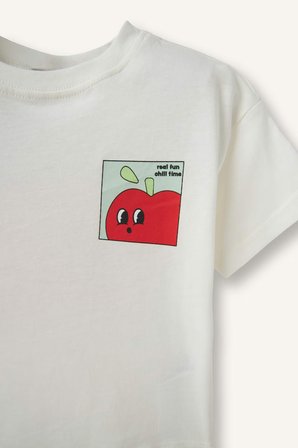 Regular Fıt Meyve Baskılı Kısa Kollu Tişört Erkek Bebek