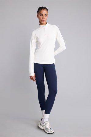 DeFacto Warmtech Standart Fit Dik Yaka Fermuarlı İçi Yumuşak Tüylü Sporcu Uzun Kollu Tişört B0811AX26AUER105