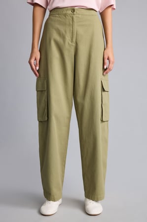 Kargo Fıt Kargo Cepli Jogger Paça Gabardin Pantolon