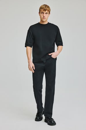 %100 Pamuk Straight Fit Uzun Boy Jean Pantolon