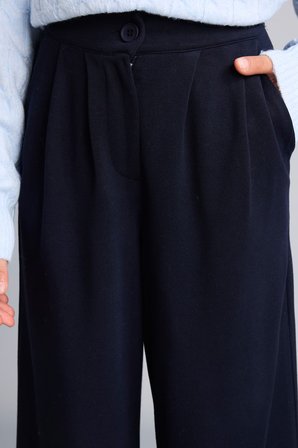DeFacto Yüksek Bel Çift Düğmeli Wıde Leg Pantolon Kız Çocuk I6731A826AUNV135