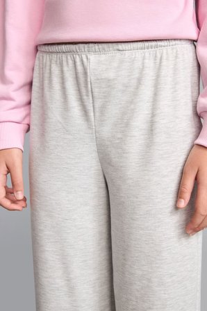 DeFacto Rahat Kesim Lastikli Paça Pantolon Kız Çocuk I5984A826HSGR421