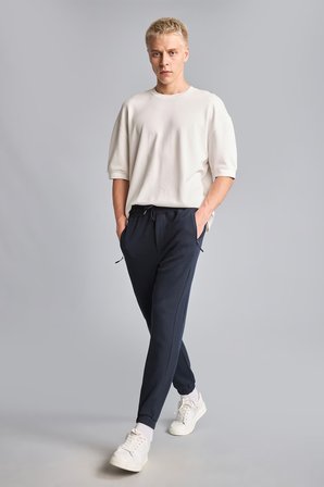 DeFacto Slim Fit Bağcıklı Fermuar Cepli Pike Jogger Eşofman Altı D5258AX26AUNV64