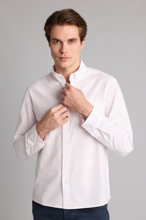 DeFacto %100 Pamuk Regular Fit Basic Uzun Kollu Gömlek A8028AX26AUWT34