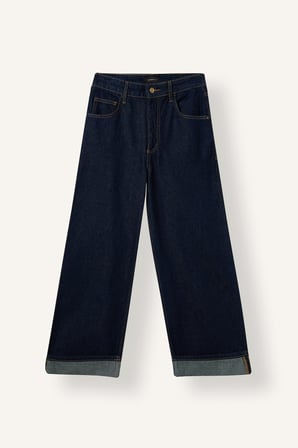 Baggy Yüksek Bel Bileğe Doğru Daralan Paça Jean Pantolon