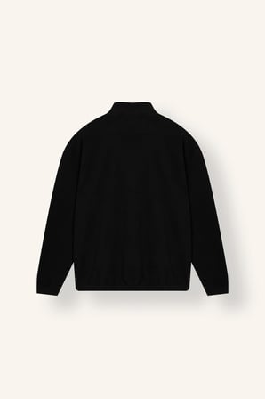 Boxy Fıt Dik Yaka Baskılı Polar Sweatshirt