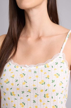 DeFacto %100 Pamuk Regular Fıt Askılı Şortlu 2'li Pijama Takımı H5912AX26SMER98
