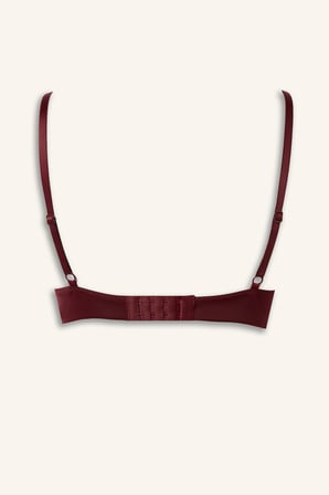 Push Up Micro Kaplı Yarım Dolgulu Balenli Tişört Bra