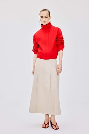 Dik Yaka Bengalin Blazer Ceket
