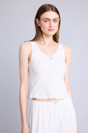 DeFacto %100 Pamuk Regular Fıt Kolsuz 2'li Pijama Takım H5417AX26SMER98