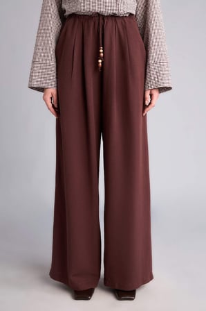 Regular Fıt Keten Pantolon
