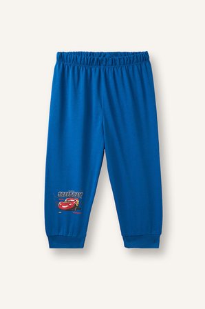 DeFacto Cars Baskılı Uzun Kollu Üst Lastikli Paça Alt 2'li Pijama Takımı Erkek Bebek I1766A526AUBE18