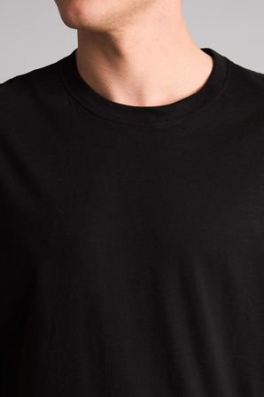 DeFacto %100 Pamuk NEW REGULAR FIT Basic Tişört V7699AZ26AUBK81