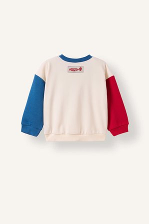 DeFacto Marvel Spider-Man Baskılı Renk Bloklu Oversize Sweatshirt Erkek Bebek I3542A526WNER118