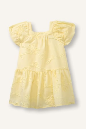 DeFacto Floral Kısa Kollu Dantel Elbise Kız Bebek H6023A526SMYL149
