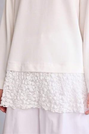 DeFacto Loose Fıt Uzun Kollu Ecru Tunik H4443AX26SPER105