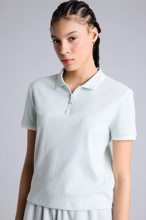 DeFacto Pamuklu Standart Fıt Polo Yaka Sporcu Kısa Kollu Polo Tişört G6232AX26SMGN1260