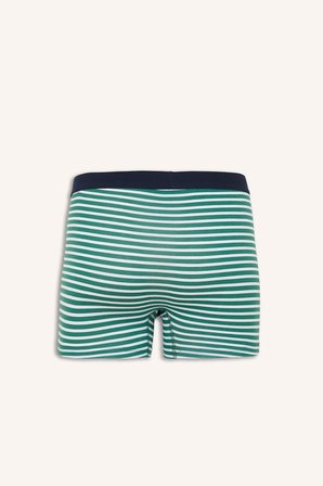 Regular Fıt Çizgili 3'lü Boxer