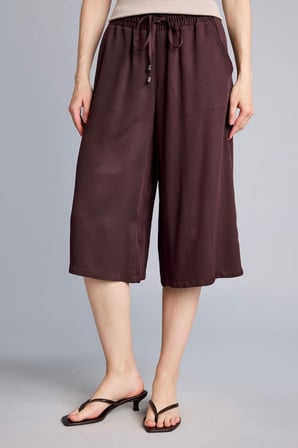 DeFacto Yüksek Bel Crop Fit Kahverengi Belmando Kapri I6798AZ26SMBN340