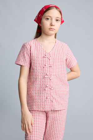 DeFacto Regular Fıt 2'li Pijama Takımı Kız Çocuk H2657A826SPBR96