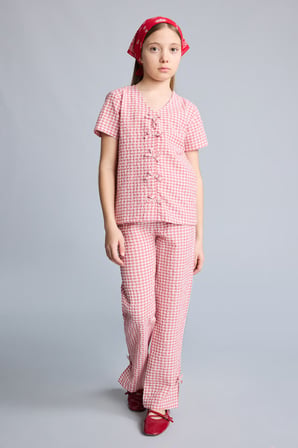 DeFacto Regular Fıt 2'li Pijama Takımı Kız Çocuk H2657A826SPBR96