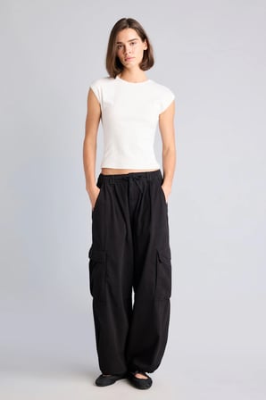Kargo Fıt Kargo Cepli Normal Bel Standart Boy Gabardin Pantolon