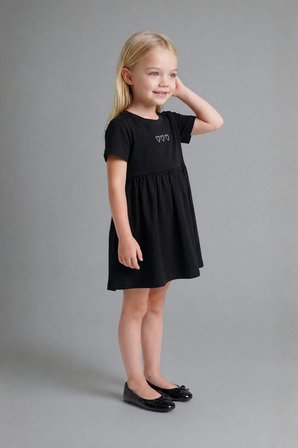 DeFacto %100 Pamuk Desenli Elbise Kız Bebek H2173A526SMBK27