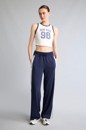 DeFacto Crop Top Baskılı Bisiklet Yaka Sporcu Atlet H2000AX26AUWT34