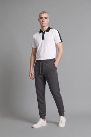 DeFacto Slim Fit Bağcıklı Fermuar Cepli Pike Jogger Eşofman Altı E9427AX26AUAR104