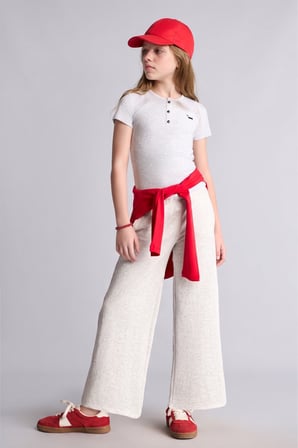 DeFacto Fitilli Örme Wide Leg Kız Çocuk Pantolon I3160A826AUGR421