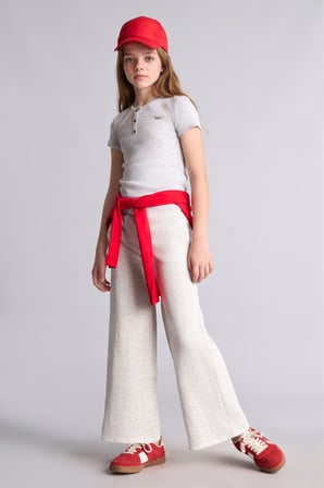 DeFacto Fitilli Örme Wide Leg Kız Çocuk Pantolon I3160A826AUGR421