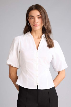 DeFacto Fıtted Poplin Kısa Kollu Gömlek H1573AX26SPWT34