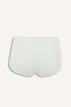 DeFacto Delikli Dokuma Desenli Fiyonk Detaylı Nane Yeşili Boxer H3650AX26SPGN1139