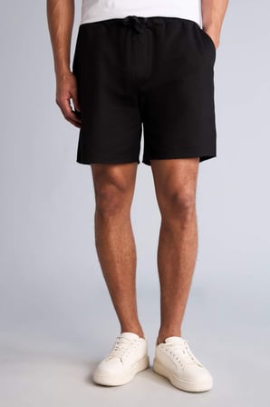 Slım Fıt Beli Lastikli Basic Şort