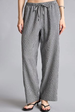 DeFacto Straıght Fıt Çift Cepli Beli Lastikli Standart Boy Modal Pantolon H7613AX26SMBK81
