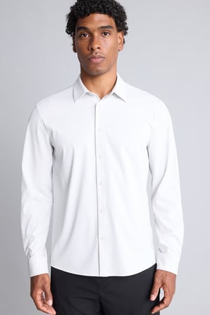 Slim Fit Klasik Yaka Uzun Kollu Gömlek