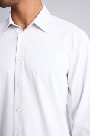 Slim Fit Klasik Yaka Uzun Kollu Gömlek