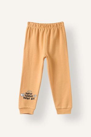DeFacto %100 Pamuk Baskılı Sweatshirt Üst Lastikli Paça Alt 2'li Pijama Takımı Erkek Bebek I1437A526AUOG615