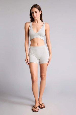 DeFacto Lastikli Bel Gri Seamless Fitilli Boxer I0628AX26HSGR52