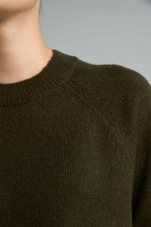 DeFacto Relax Fit Bisiklet Yaka Uzun Kollu Triko Tunik H6186AX26WNKH340