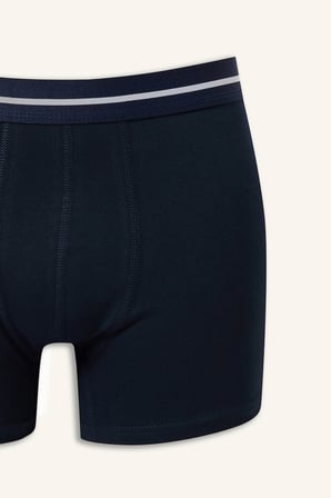 Regular Fıt Beli Lastikli 3'lü Boxer