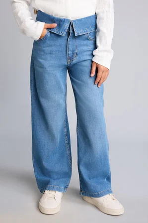 Wıde Leg Pantolon Kız Çocuk