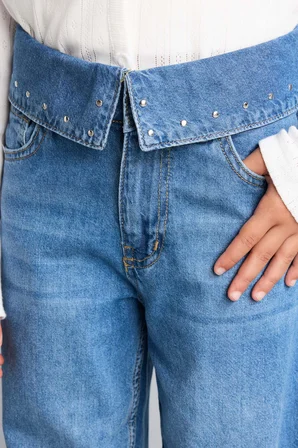 Wıde Leg Pantolon Kız Çocuk