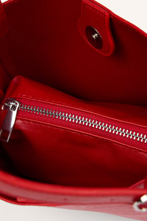 Metal Toka Detaylı Kısa Saplı Mini Kadın Çantası