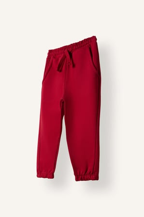 DeFacto Oversize Basic Beli Bağcıklı Cepli 2'li Eşofman Altı Erkek Bebek I0296A526AURD106