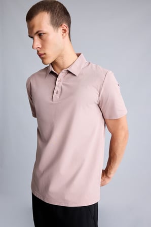 Standart Fıt Kısa Kollu Basic Polo Tişört
